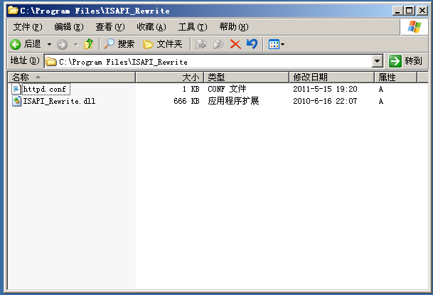 Win7/Windows2003下IIS6.0、IIS7.5的伪静态组件安装和伪静态配置方法